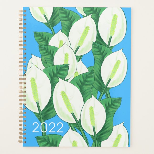 2022 Peace Lily  Planner (Front)