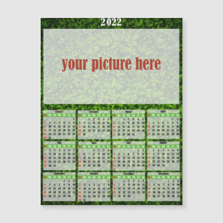 2022 Photo Personalised Fridge Magnet Calendar