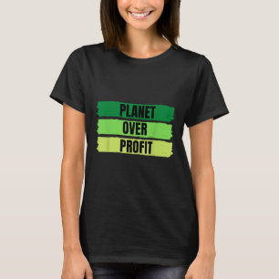 2022 Planet Over Profit Earth Day Vintage T-shirt