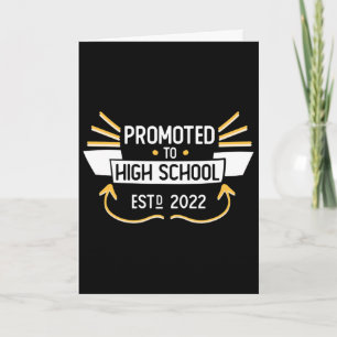 2022 Promoted To High School Graduation 2026 Funny Card