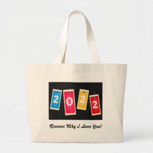2022 Reasons Why I Love You Tote Bag