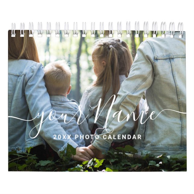 2022 Simple Minimalist Custom Photo Calendar (Cover)