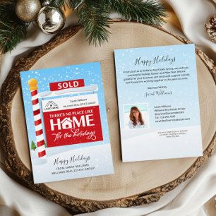 2022 Sold Sign Real Estate Holiday Card