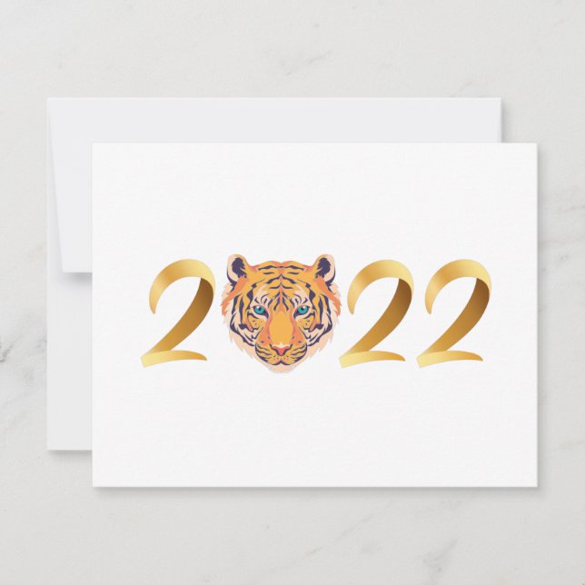 2022 Tiger Year  Invitation (Front)