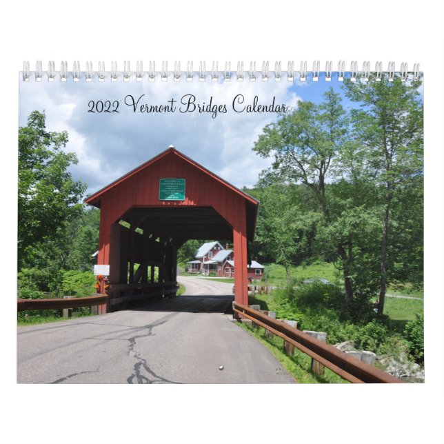 2022 Vermont Bridges Calendar (Cover)