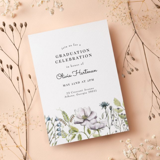 2022 Wildflower Graduation Invitation (Creator Uploaded)