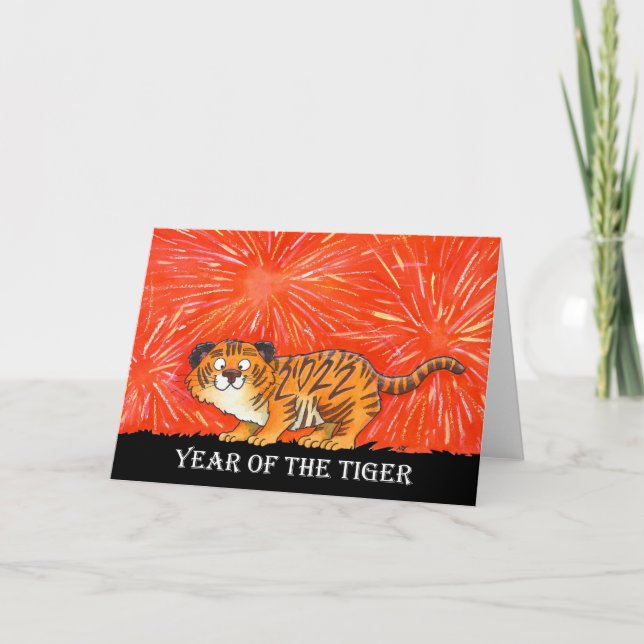 2022 Year of the Tiger greeting Card (Front)
