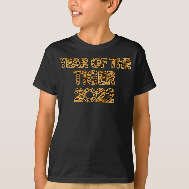 2022 Year Of Tiger Lunar Happy New Year Chinese Zo T-Shirt (Front)