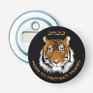 2022 Year to Protect Tigers Bottle Opener