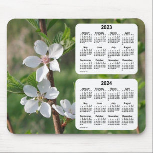 2023-2024 Dogwood 2 Year Calendar by Janz Mouse Pad