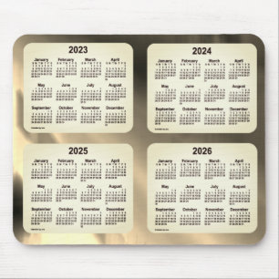 2023-2026 Sun Shadows 4 Year Calendar by Janz Mouse Pad