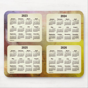 2023-2026 Sun Spots 4 Year Calendar by Janz Mouse Pad