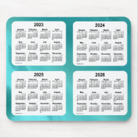 2023-2026 Water World 4 Year Calendar by Janz