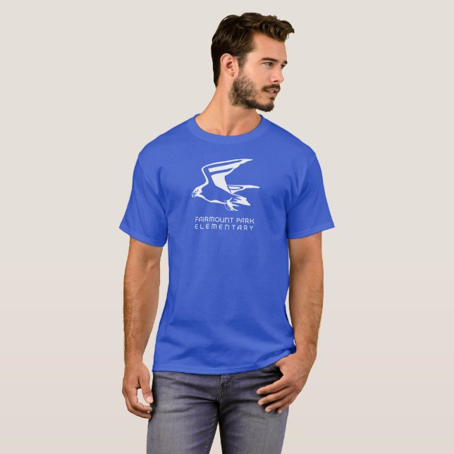 2023-24 FPE Falcon Blue Mens T-Shirt (Front Full)