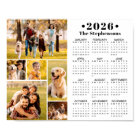 2023 Calendar 6 Photo Collage Personalised Poster