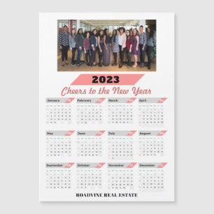 2023 Calendar Corporate Business Photo Magnetic