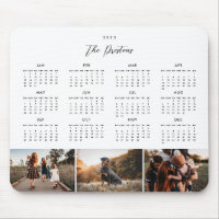2023 Calendar EDITABLE COLOR Photo Mousepad