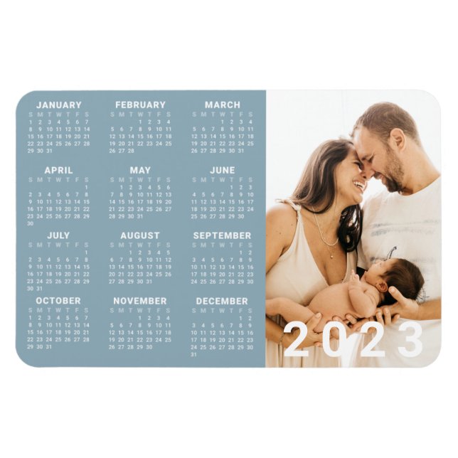 2023 Calendar Family Photography | Custom Colour Magnet (Horizontal)
