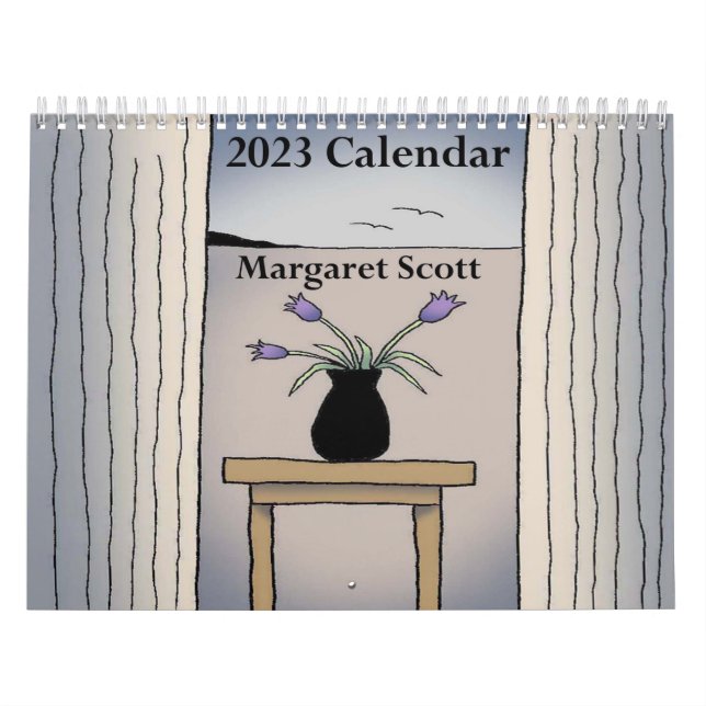 2023 calendar featuring artwork by Margaret Scott (Cover)