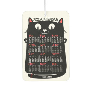 2023 Calendar (See Description for Newest Version) Car Air Freshener