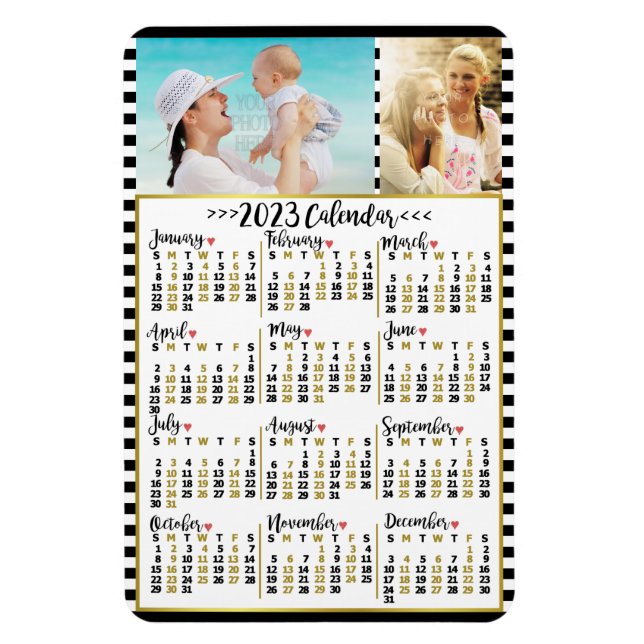 2023 Calendar (See Description for Newest Version) Magnet (Vertical)