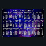 2023 Calendar (See Description for Newest Version) Magnet<br><div class="desc">ARE YOU LOOKING FOR THE 2025 VERSION OF THIS CALENDAR? | Find all our 2025 calendars in the FancyCelebration store here➔  https://www.zazzle.com/store/fancycelebration/products?ps=128&cg=196920781224604082  ➔ You can also find all our calendars in the collection here: https://www.zazzle.com/collections/119258460294242876</div>