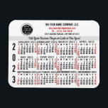2023 Calendar (See Description for Newest Version) Magnet<br><div class="desc">ARE YOU LOOKING FOR THE 2025 VERSION OF THIS CALENDAR? | Find all our 2025 calendars in the FancyCelebration store here➔  https://www.zazzle.com/store/fancycelebration/products?ps=128&cg=196920781224604082  ➔ You can also find all our calendars in the collection here: https://www.zazzle.com/collections/119258460294242876</div>