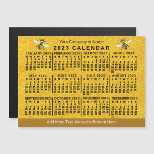2023 Calendar (See Description for Newest Version) Magnetic Invitation