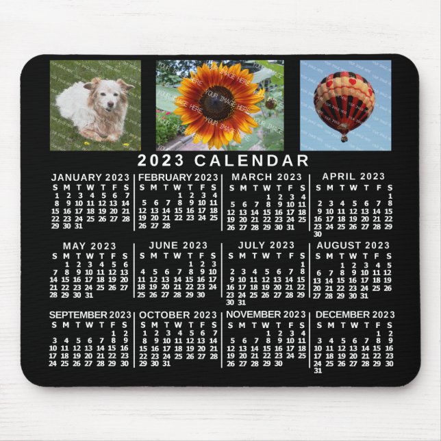 2023 Calendar (See Description for Newest Version) Mouse Pad (Front)