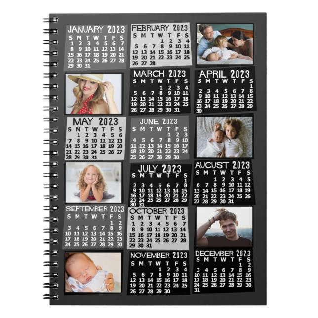 2023 Calendar (See Description for Newest Version) Notebook (Front)