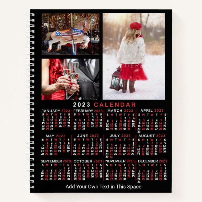 2023 Calendar (See Description for Newest Version) Notebook (Front)