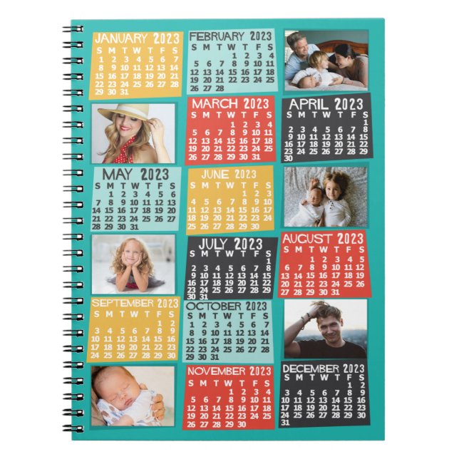 2023 Calendar (See Description for Newest Version) Notebook (Front)
