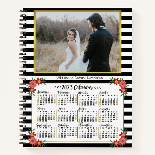 2023 Calendar (See Description for Newest Version) Notebook (Front)