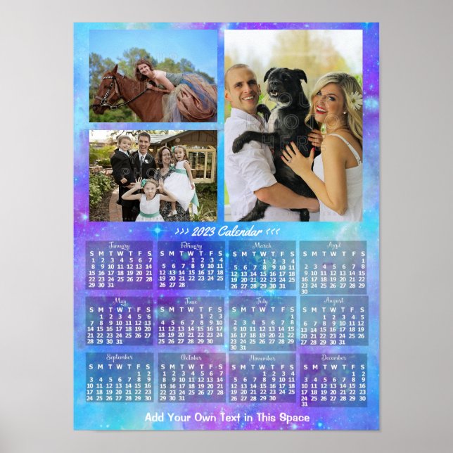 2023 Calendar (See Description for Newest Version) Poster (Front)