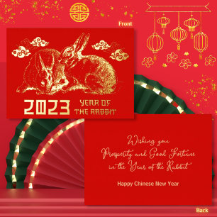 2023 Chinese New Year Rabbit Gold