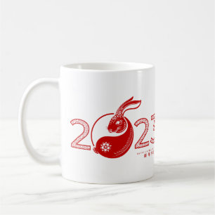 2023 Chinese Year of the Rabbit, ornamental Coffee Mug