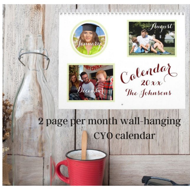 2023 Custom Photo Calendar | Editable Year Text (Creator Uploaded)