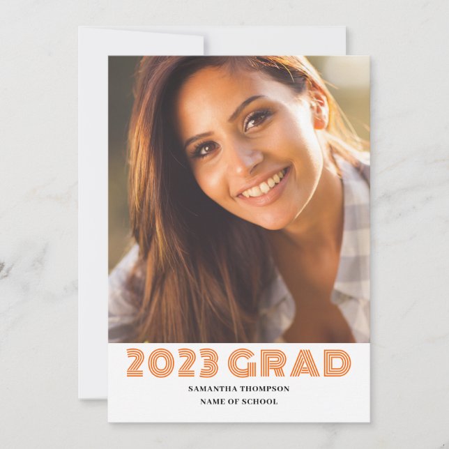 2023 Graduation Photo  Announcement (Front)