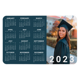 2023 Graduation Photo Custom Colour Calendar Magne Magnet