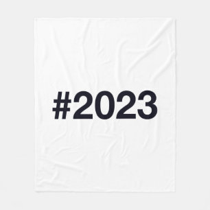 2023 Hashtag Fleece Blanket