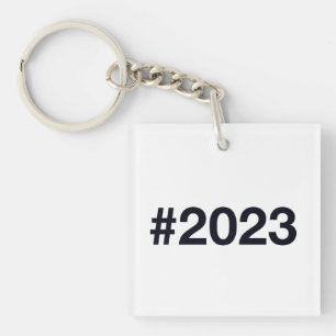2023 Hashtag Key Ring