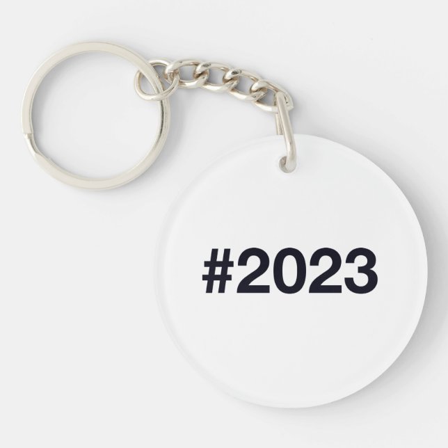 2023 Hashtag Key Ring (Front)