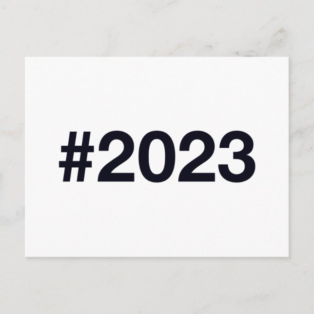 2023 Hashtag Postcard (Front)