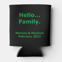 2023 Hello Family Customisable Can Cooler
