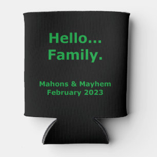 2023 Hello Family Customisable Can Cooler