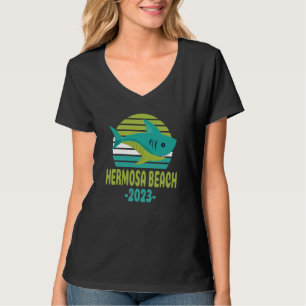 2023 Hermosa Beach California Shark T-Shirt
