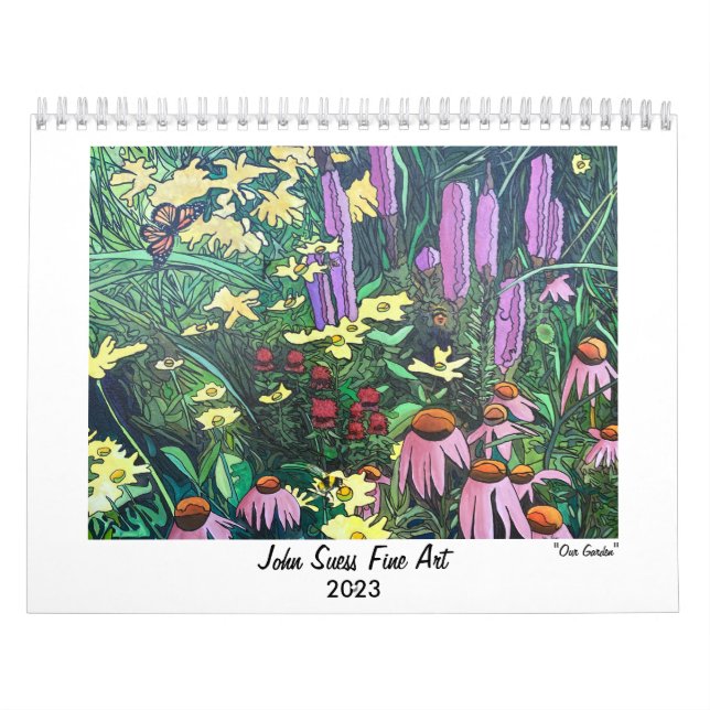 2023 John Suess Fine Art Wall Calendar (Cover)