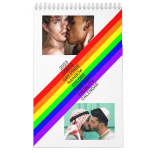 2023 LGBTQ Gay Pride Rainbow Colours Calendar