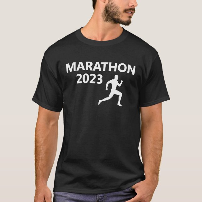 2023 Marathon Houston Austin San Antonio Texas 26  T-Shirt (Front)