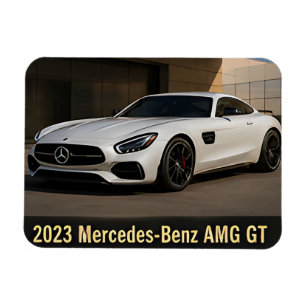 2023 Mercedes-Benz AMG GT Modern Luxury Sports Car Magnet
